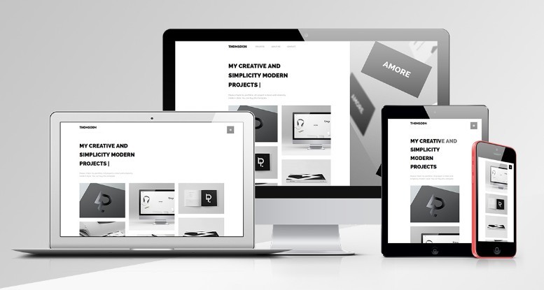 THOMSOON - Free responsive Portfolio Theme DOWNLOAD